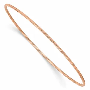 14k 1. Gold Twist Bangle Bracelet