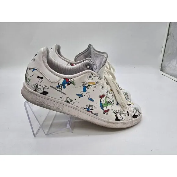 Adidas Stan Smith Goofy Character Sneakers White Size 9