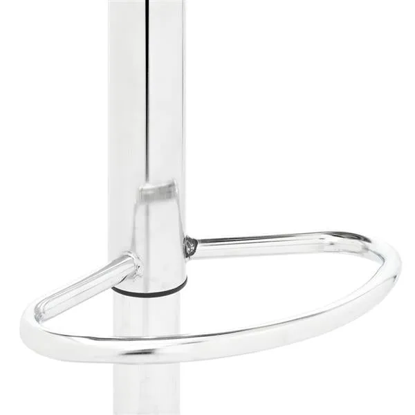 Adjustable White Bar Stools - Stylish and Comfortable