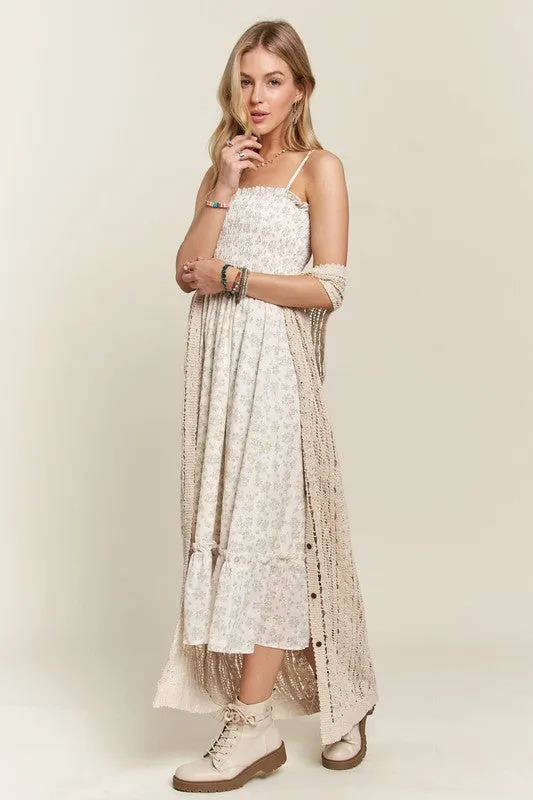 ADORA Sage Effects Dress- Sage & Cream Floral