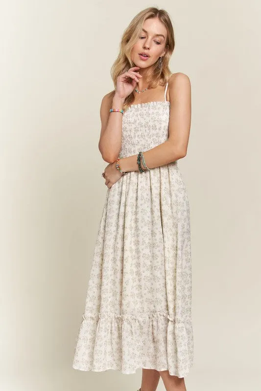 ADORA Sage Effects Dress- Sage & Cream Floral