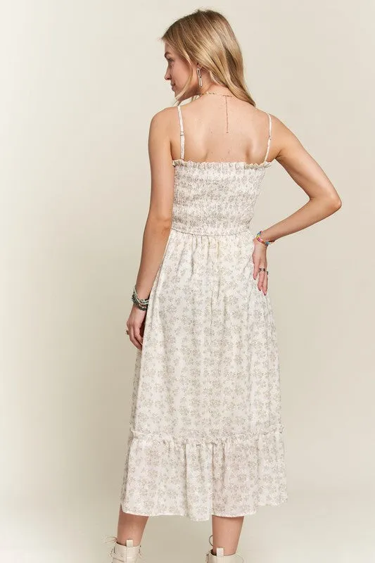 ADORA Sage Effects Dress- Sage & Cream Floral