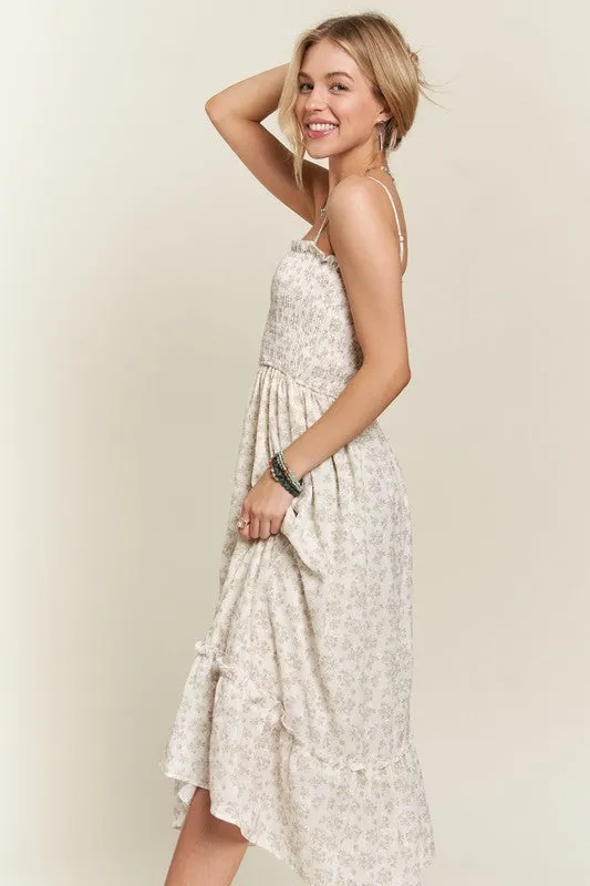 ADORA Sage Effects Dress- Sage & Cream Floral