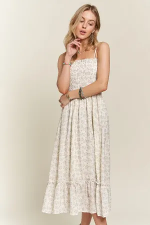 ADORA Sage Effects Dress- Sage & Cream Floral