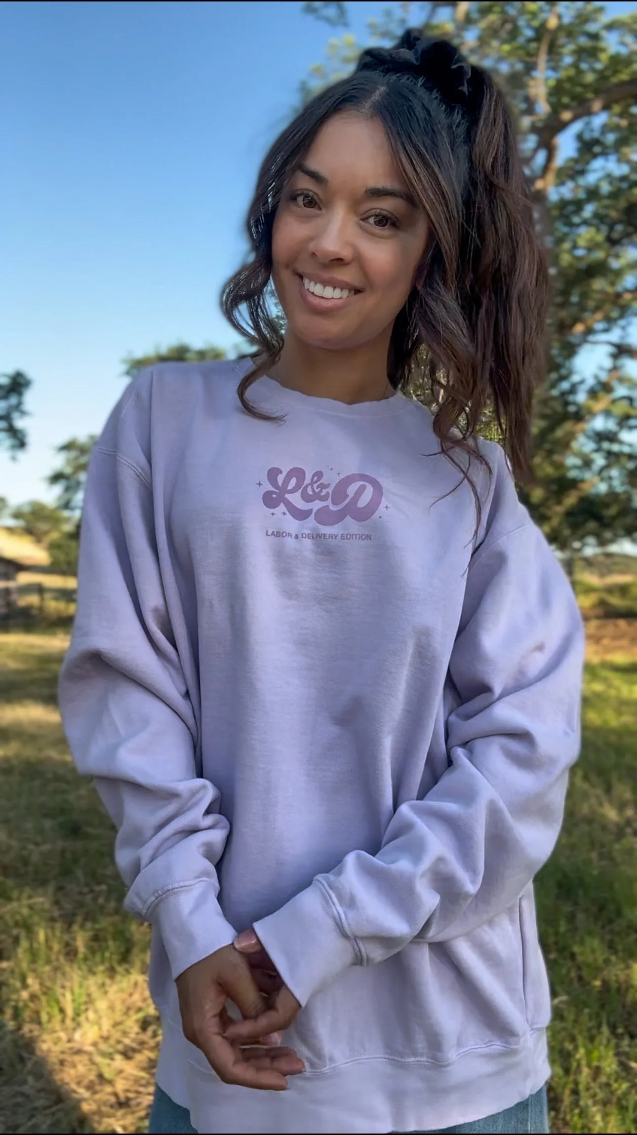 Anna the Nurse: In My Labor And Delivery Era Sweatshirt