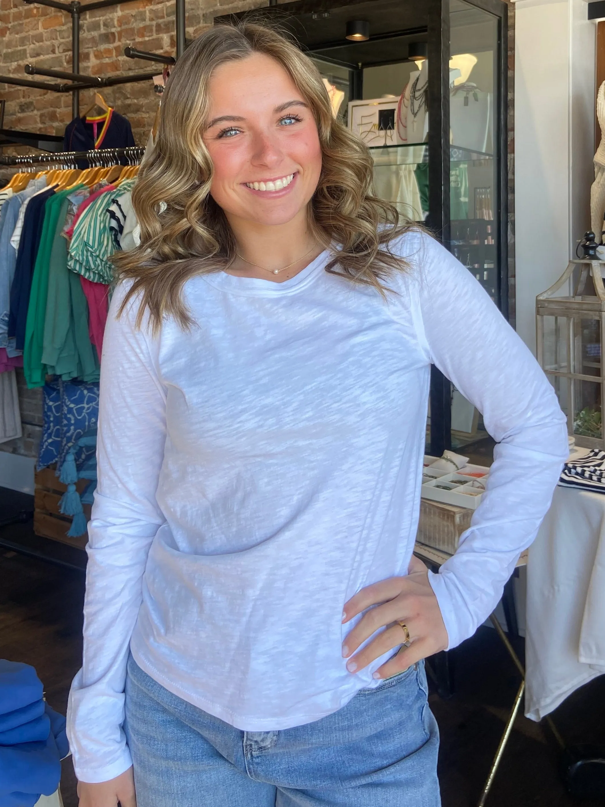 Arlet Slub Long Sleeve Tee