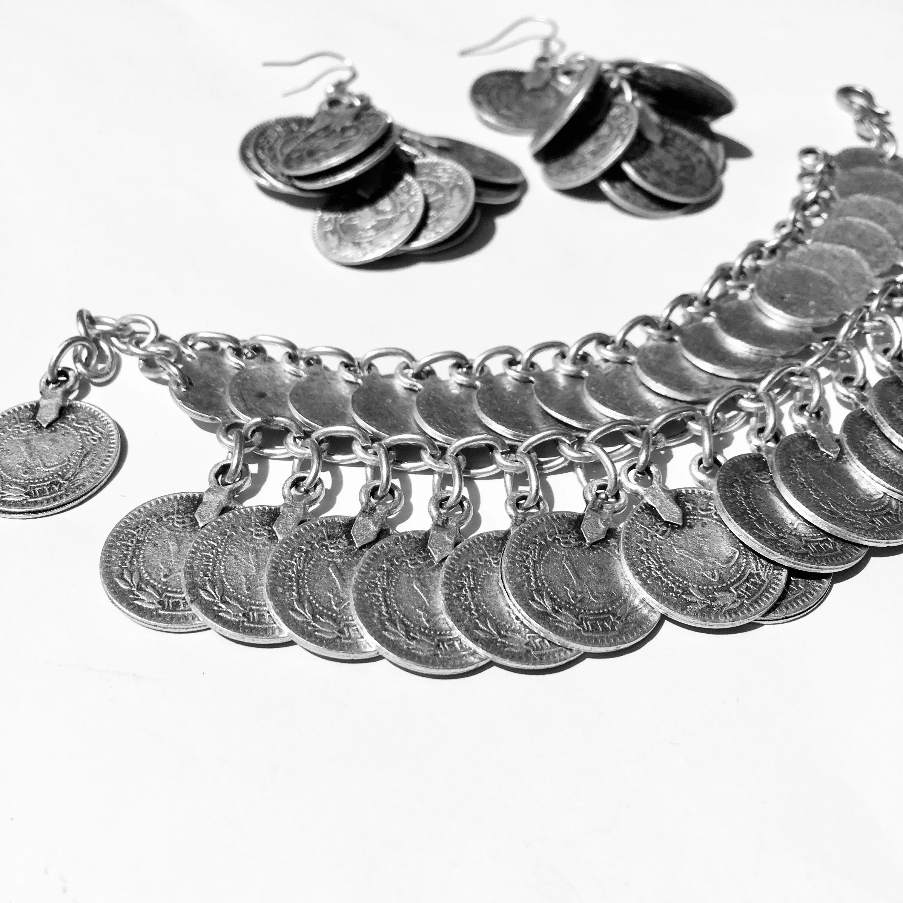 Bande de Vagabonds Turkish Multi-coin drop earrings