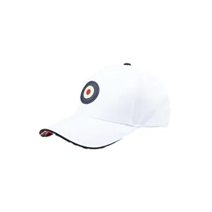 Ben Sherman Targy Mens Cap Casual - White-BSHEAD005