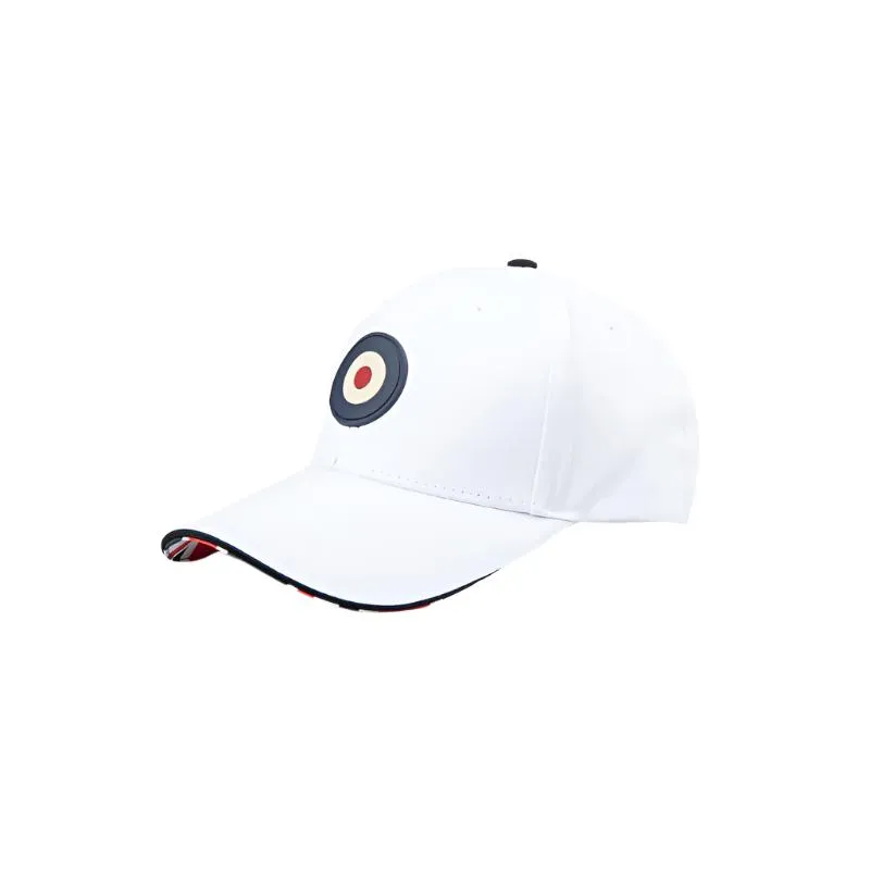 Ben Sherman Targy Mens Cap Casual - White-BSHEAD005