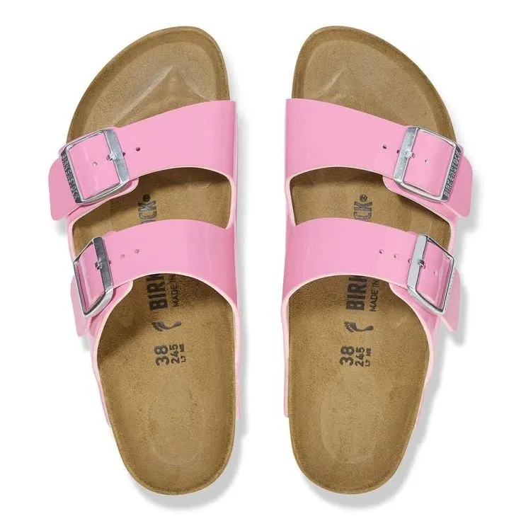 BIRKENSTOCK- ARIZONA BIRKO-FLOR PATENT SANDAL