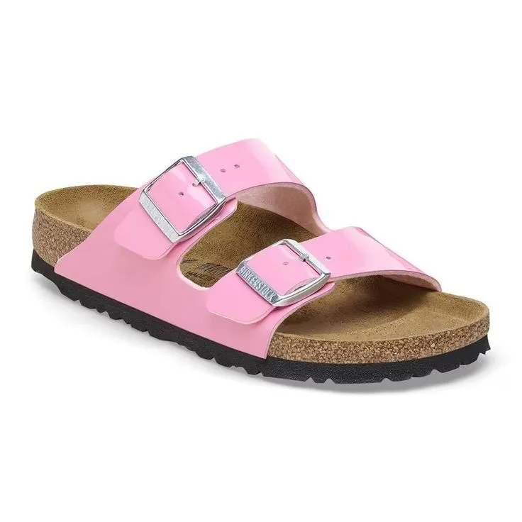 BIRKENSTOCK- ARIZONA BIRKO-FLOR PATENT SANDAL