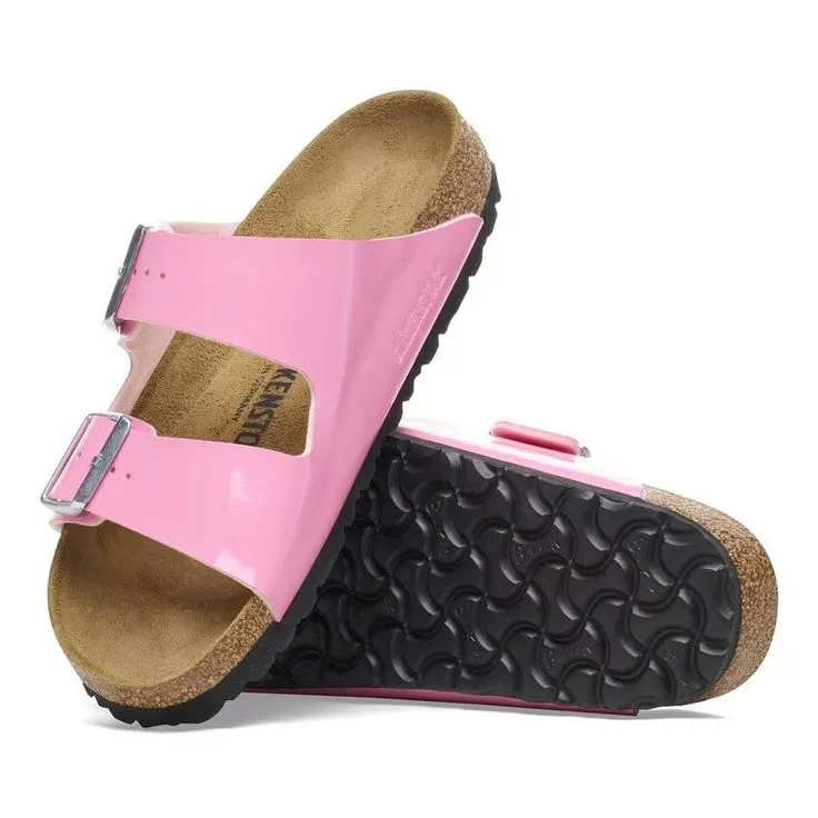 BIRKENSTOCK- ARIZONA BIRKO-FLOR PATENT SANDAL