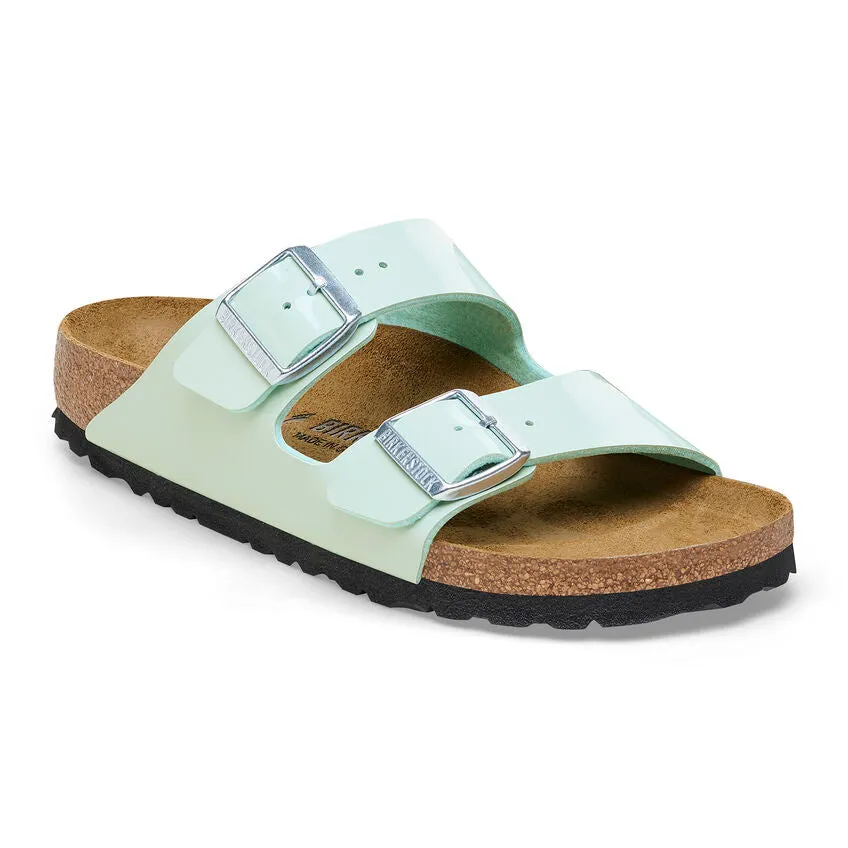 BIRKENSTOCK- ARIZONA BIRKO-FLOR PATENT SANDAL