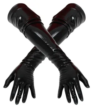 Black Latex Gloves - Durable and Stylish Unisex Gloves