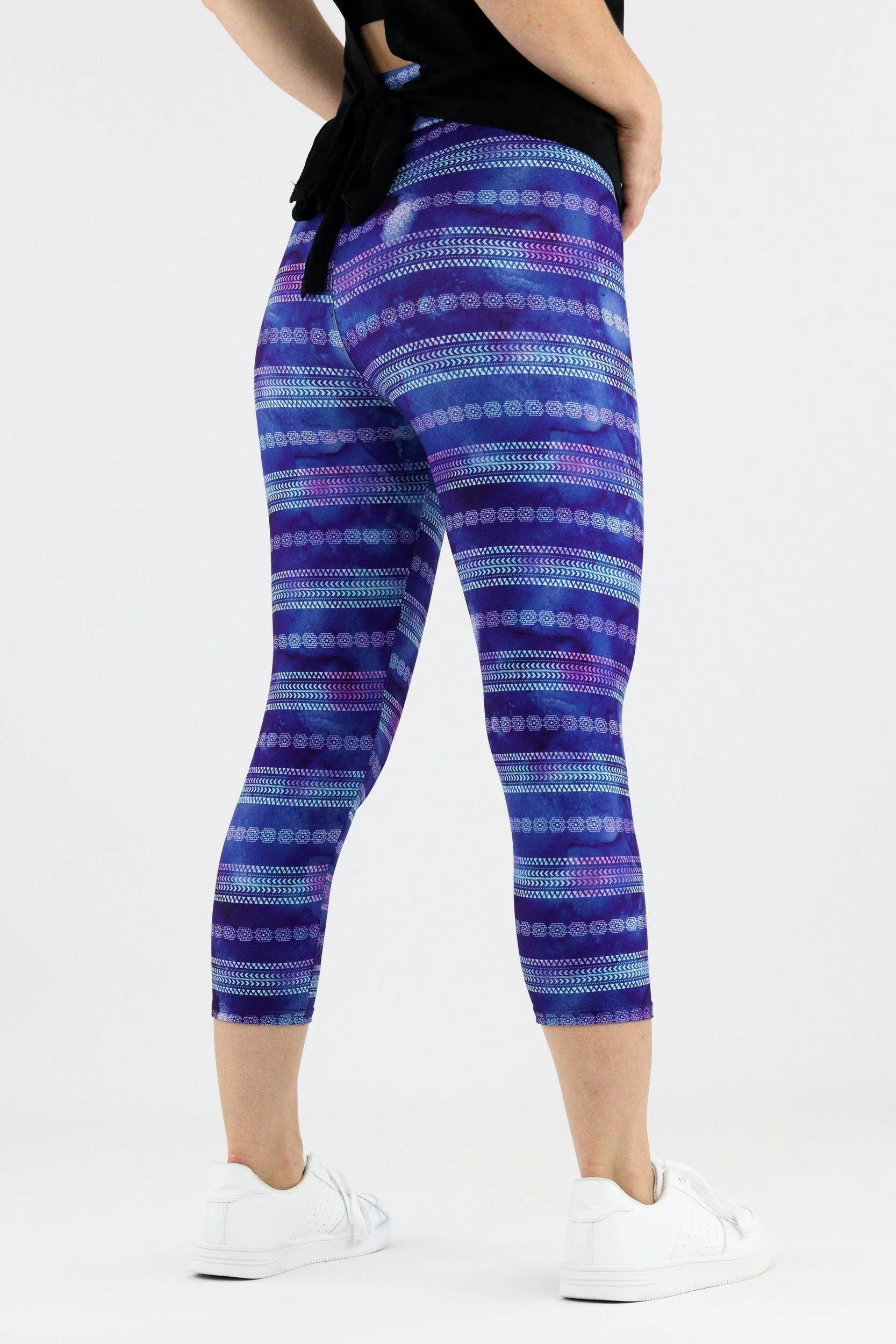 Boho Opal - Casual Capri Leggings