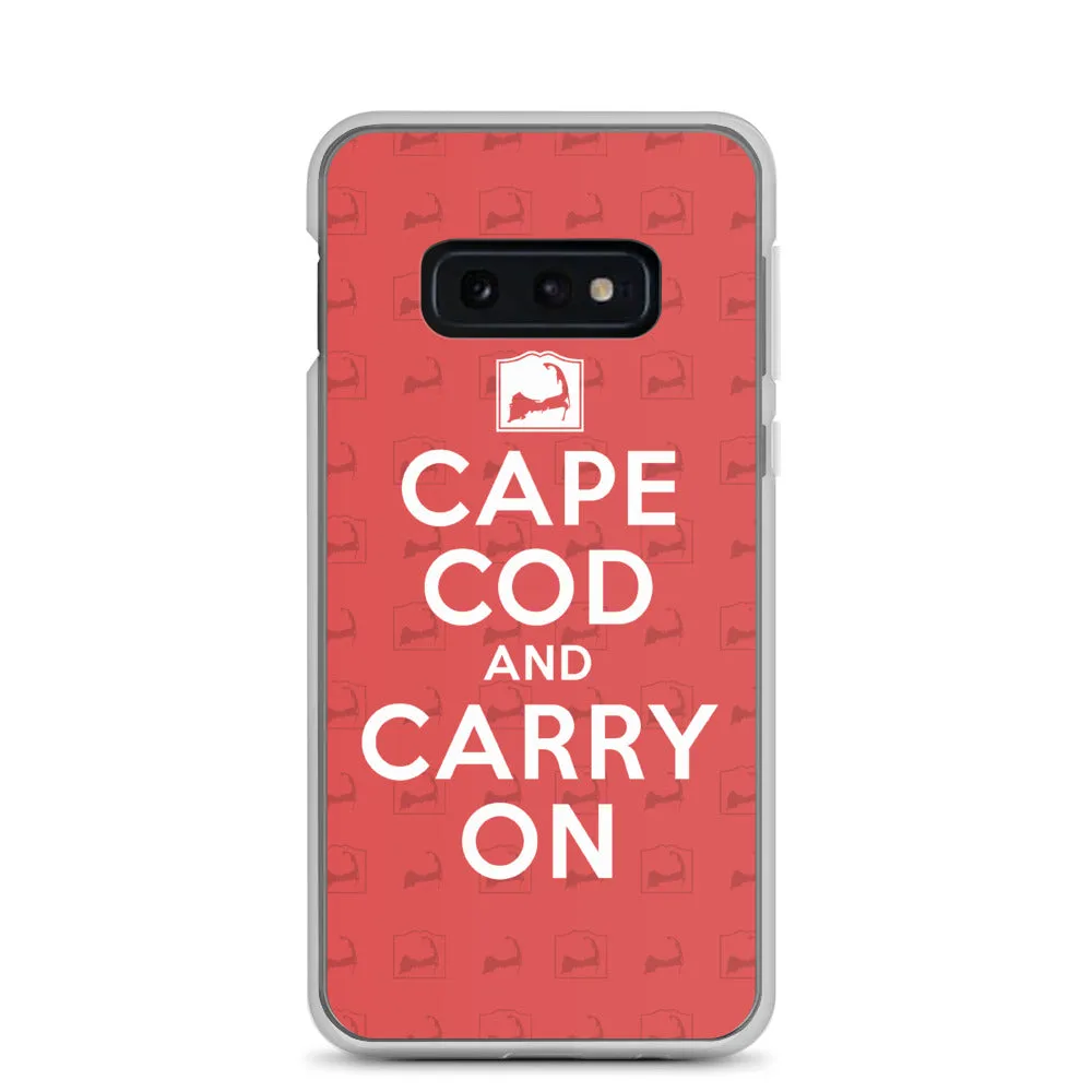 Cape Cod And Carry On Red Samsung S10 Case