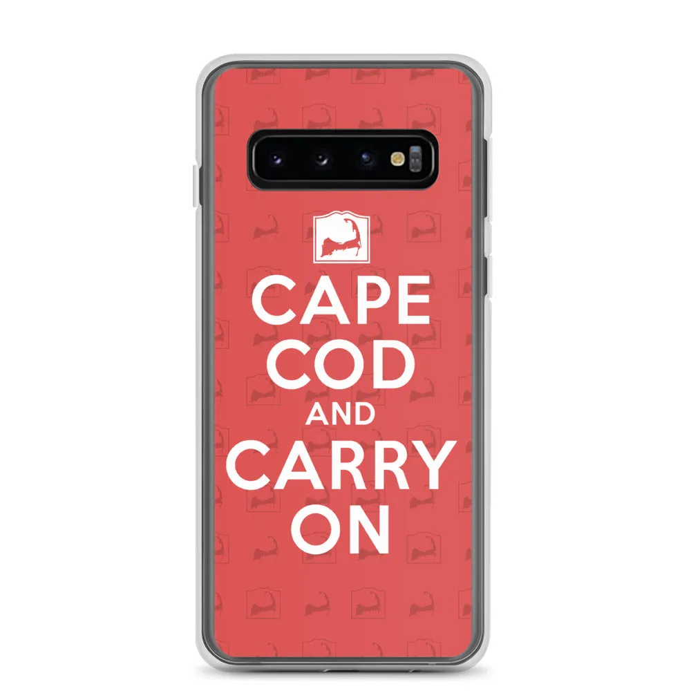 Cape Cod And Carry On Red Samsung S10 Case
