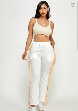 “Casual Cowgirl” Fringe Pants
