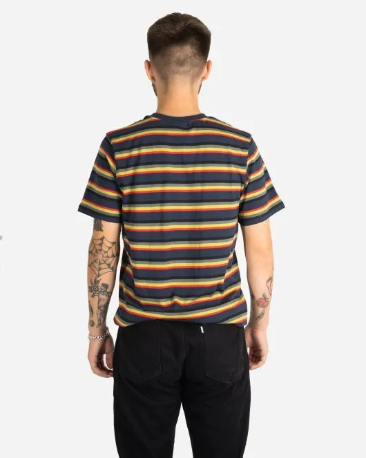 Casual Tee - Blue Stripe