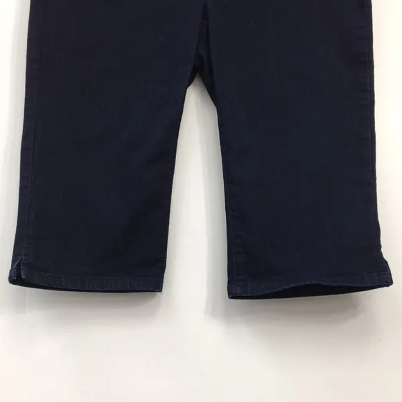 Chicos Perfect Stretch Women's Nicky Petal Pushers Jean Crop Capri Short Size 00