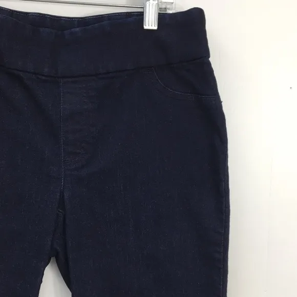 Chicos Perfect Stretch Women's Nicky Petal Pushers Jean Crop Capri Short Size 00
