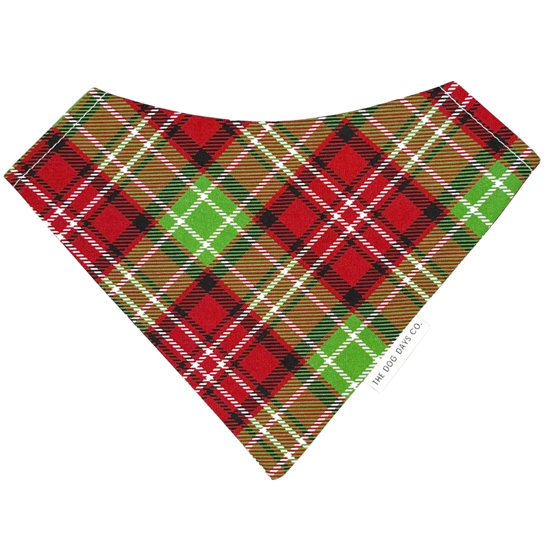 Christmas Plaid Bandana