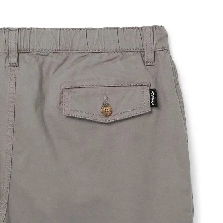 CHUBBIES-THE SILVER LININGS 5.5IN STRETCH SHORT - GRAY