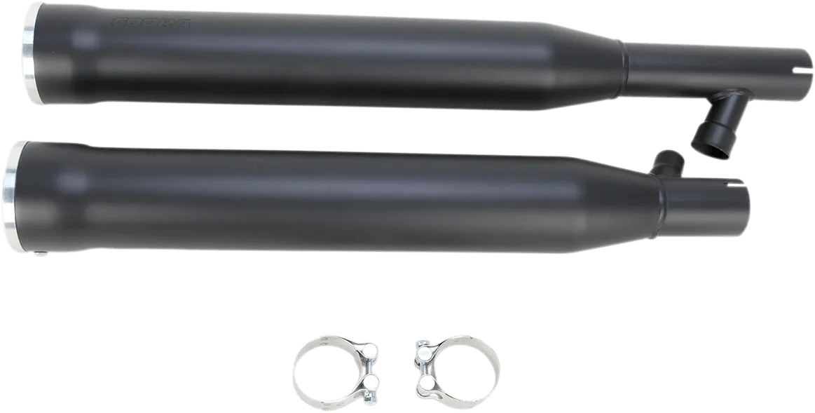 Cobra 6050B 3in. Slip-On Muffler with RacePro Tips - Black