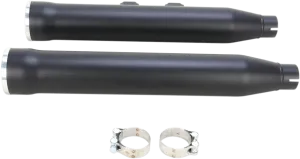 Cobra 6052B 3in. Slip-On Muffler with RacePro Tips - Black