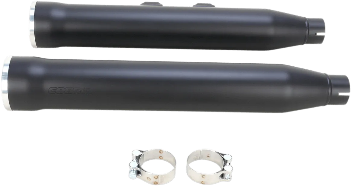 Cobra 6052B 3in. Slip-On Muffler with RacePro Tips - Black