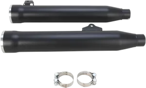 Cobra 6056B 3in. Slip-On Muffler with RacePro Tips - Black