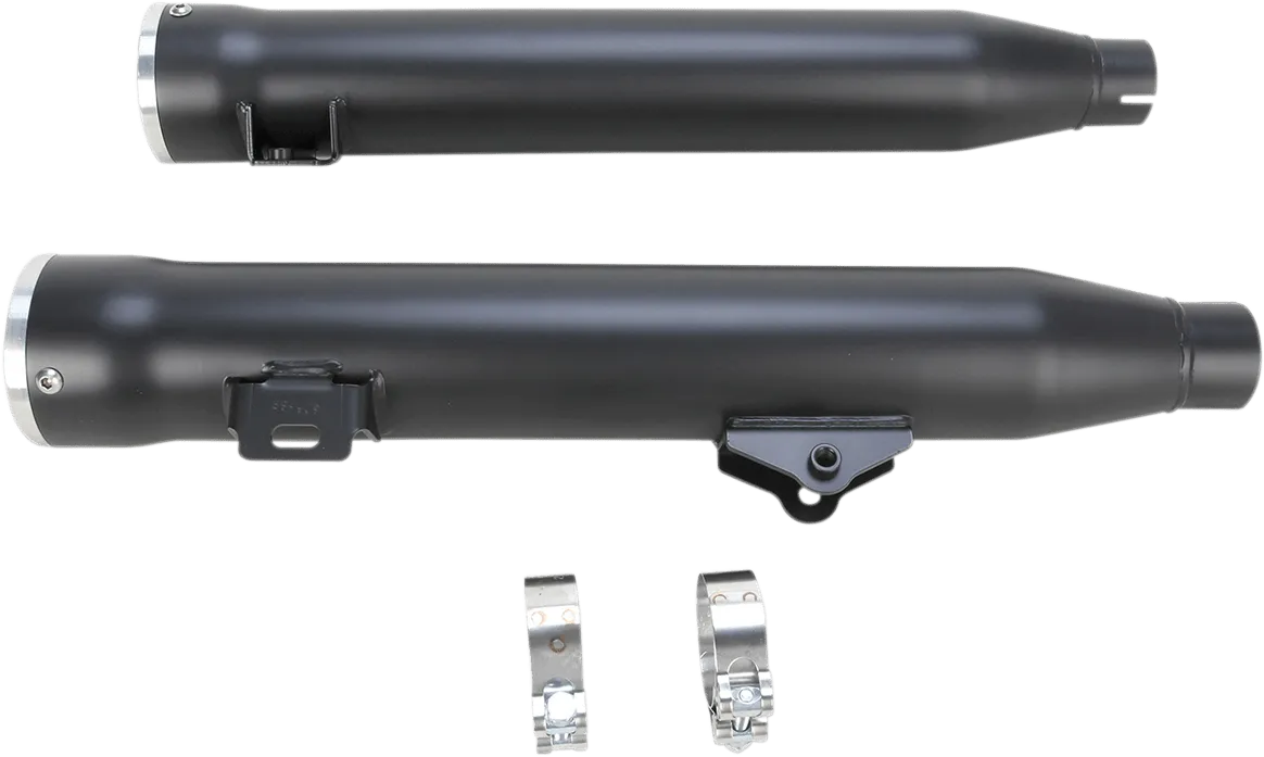 Cobra 6056B 3in. Slip-On Muffler with RacePro Tips - Black