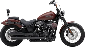 Cobra 6058B 3in. Slip-On Muffler with RacePro Tips - Black