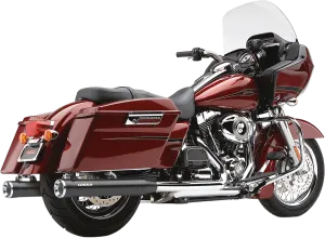 Cobra 6070RB 3in. Slip-On Muffler with RacePro Tips - Raven Black