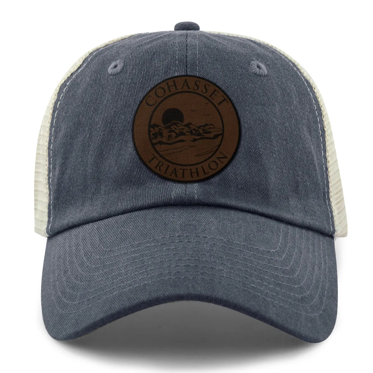 Cohasset Triathlon Leather Patch Relaxed Trucker