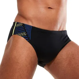 COSTUME SPEEDO TECH PANEL BRIEF UOMO SLIP NUOTO PISCINA NERO