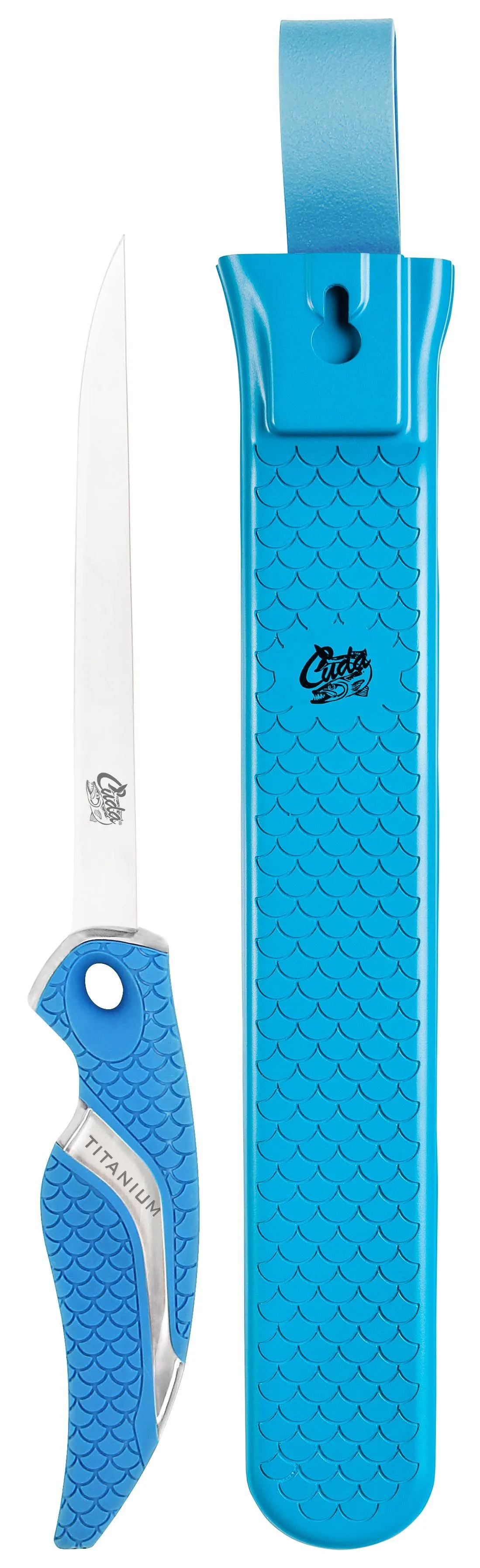 Cuda Titanium Bonded 6" Fillet Knife & Sheath