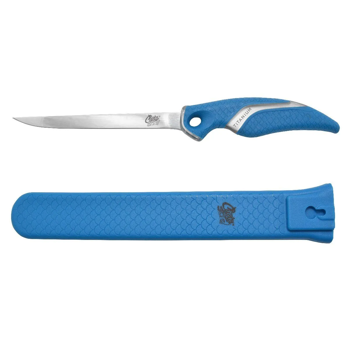 Cuda Titanium Bonded 6" Fillet Knife & Sheath
