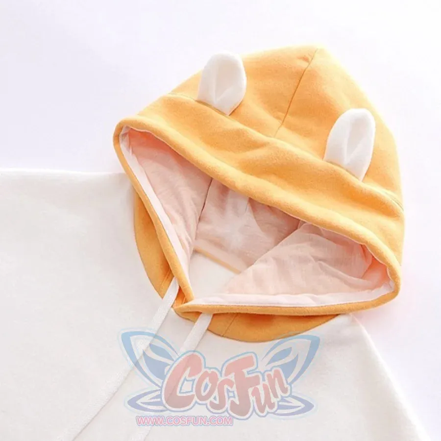 Cute Little Hamster Color Block Hoodie