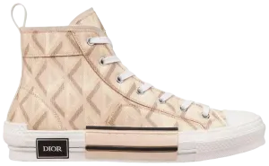 Dior B23 High 'CD Diamond - Beige' Sneakers for Men