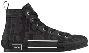 Dior B23 High 'Maxi Dior Oblique - Black' Sneakers for Men
