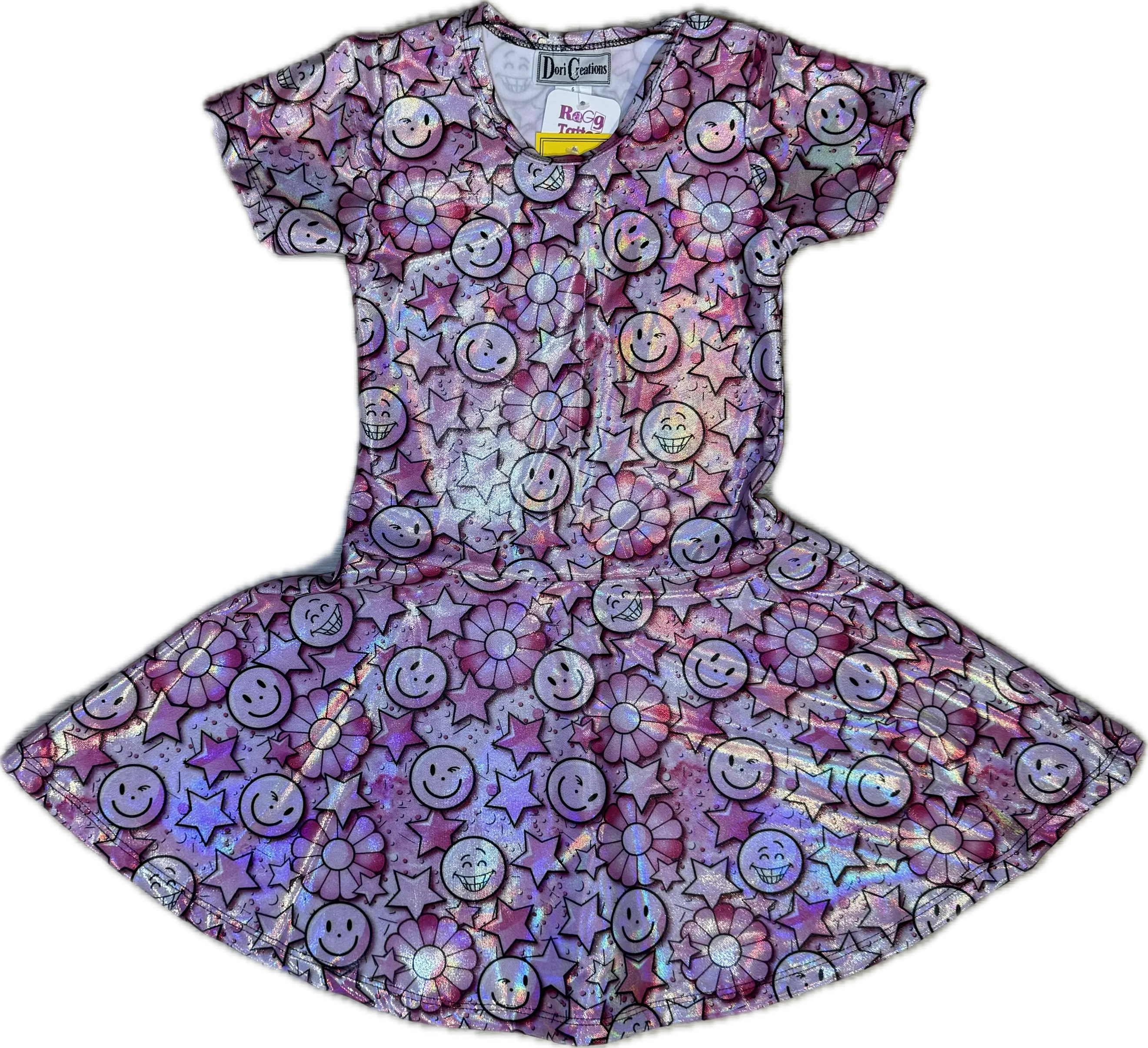 Dori Creations- Pink Smile Flower Dress
