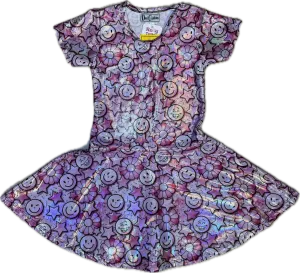 Dori Creations- Pink Smile Flower Dress