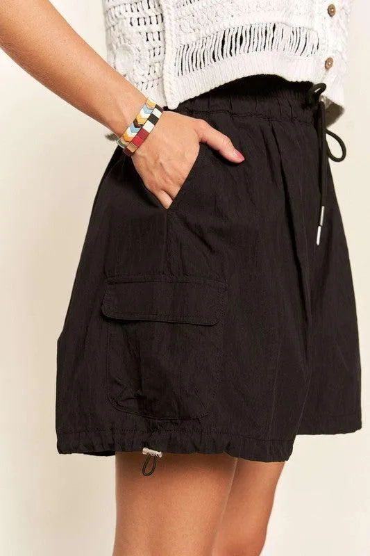Drawstring Shorts with Pockets