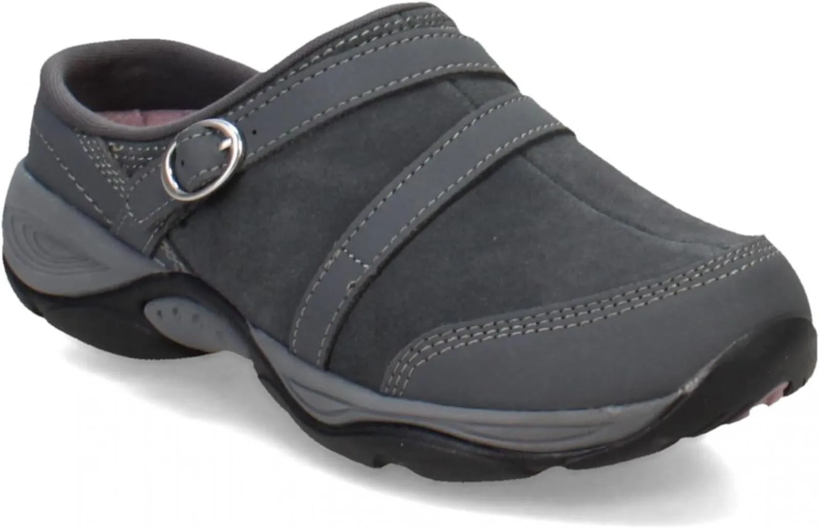 Easy Spirit Women's Equinox Slip On Mule Shoes SEEQUINOX Gray 10W