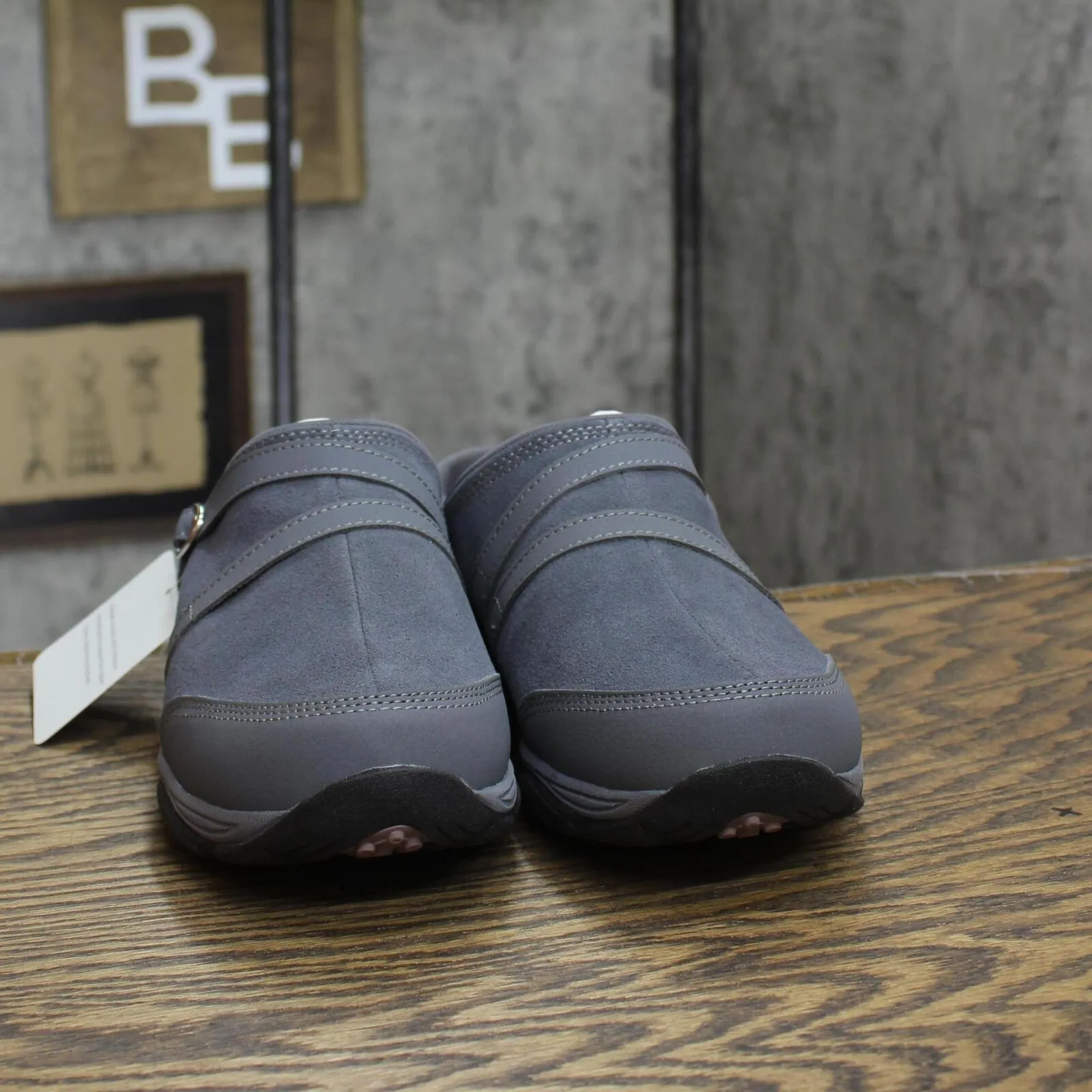 Easy Spirit Women's Equinox Slip On Mule Shoes SEEQUINOX Gray 10W
