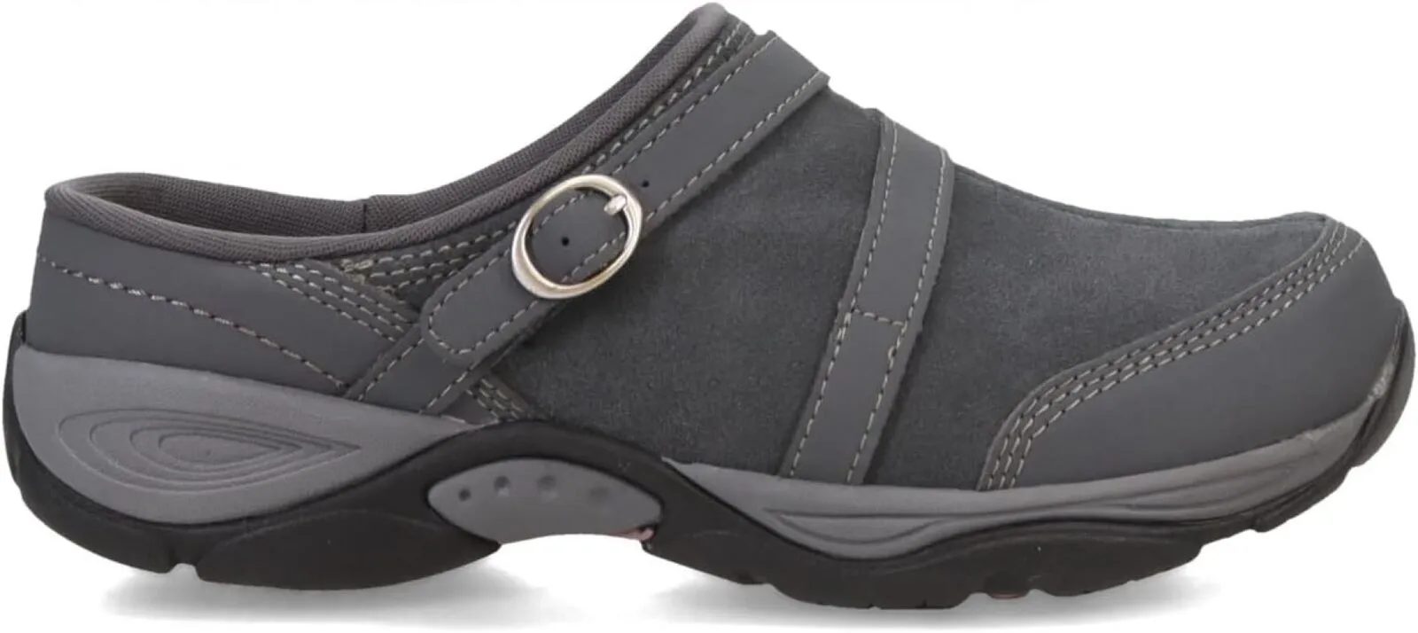 Easy Spirit Women's Equinox Slip On Mule Shoes SEEQUINOX Gray 10W
