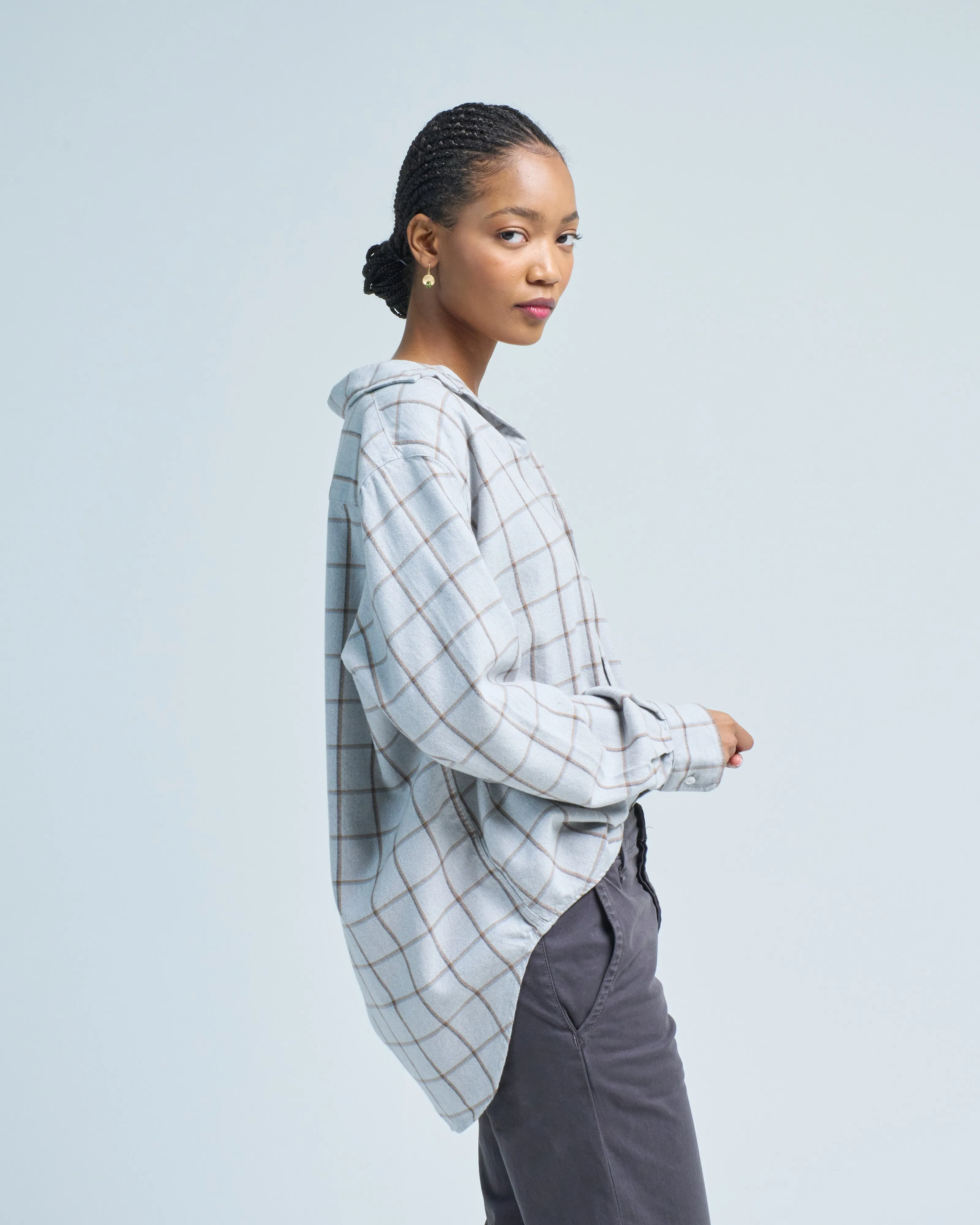 eileen relaxed button-up shirt