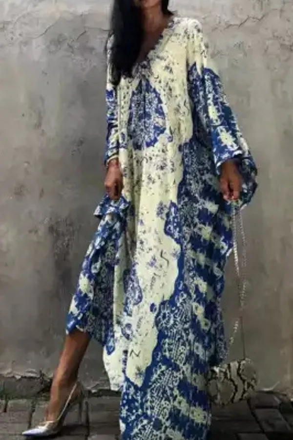 Ethnic Stylish Beach Blouse (Fit 99 To 154lbs)