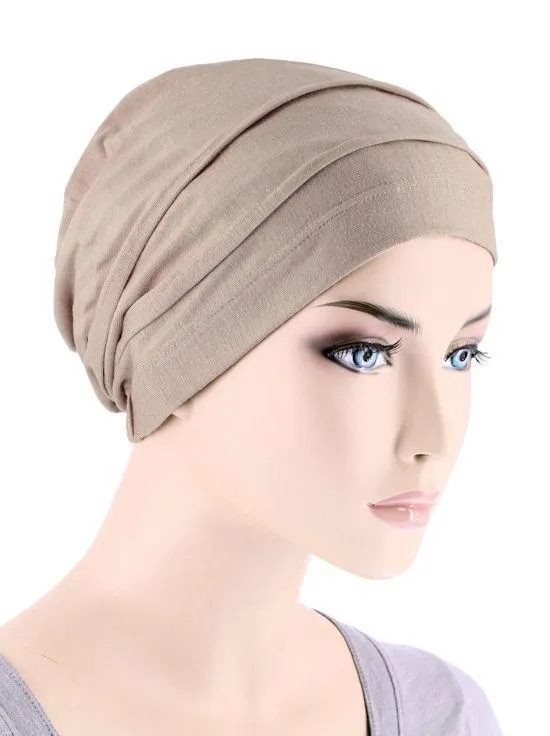 FERDINAND'S TURBANS ULTRA SOFT COTTON SLEEP CAP